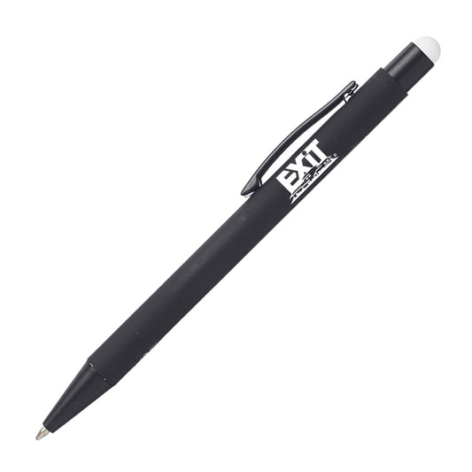 Rubberized Color Pop Pens with Stylus