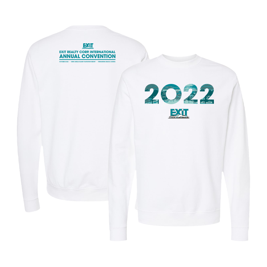 2022 Convention White Crewneck