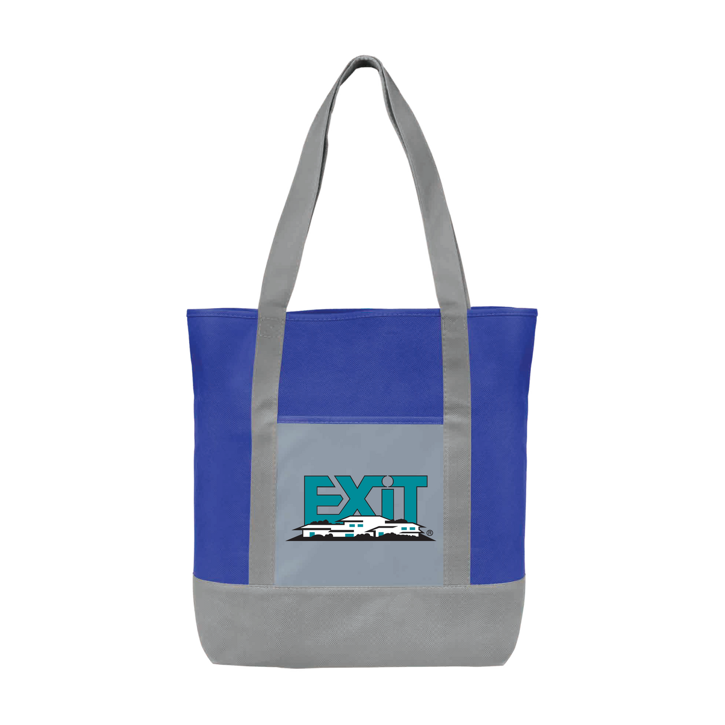Glenwood - Non-Woven Tote Bag with 210D Pocket - ColorJet